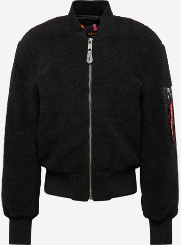 ALPHA INDUSTRIES Overgangsjakke i svart: forside