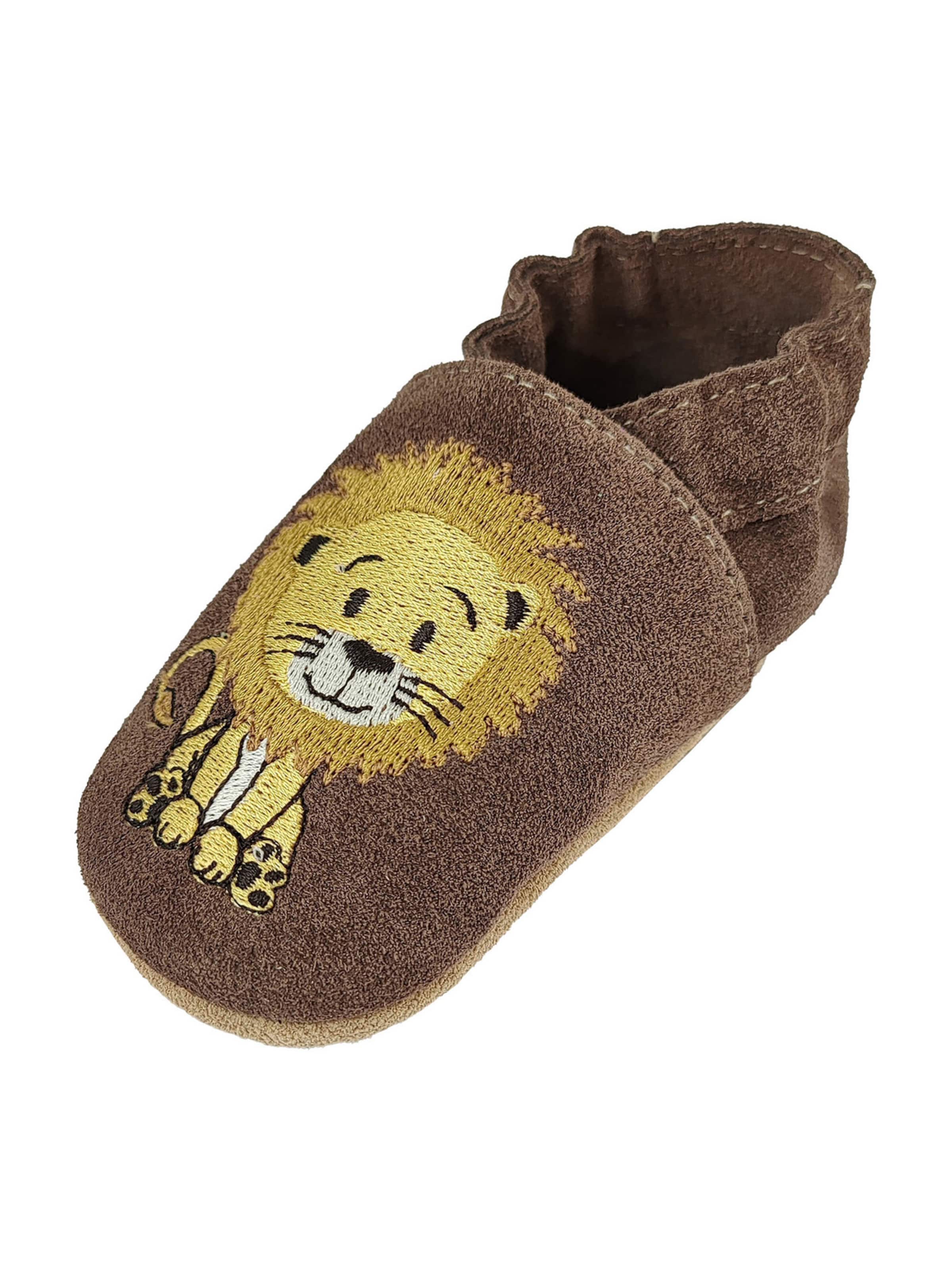 BECK Papuče - Hnedá: predná strana