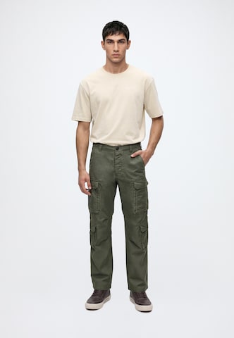 Regular Pantalon cargo Vintage Industries en vert