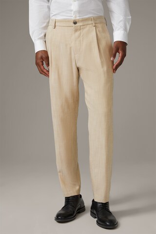 Regular Pantalon 'Lois' STRELLSON en beige : devant