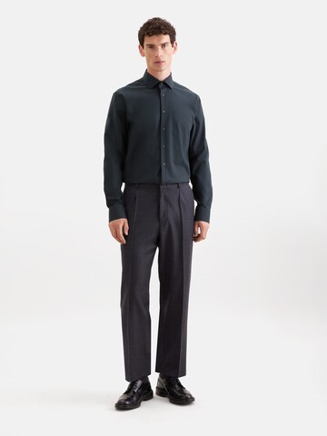 Coupe regular Chemise SEIDENSTICKER en vert