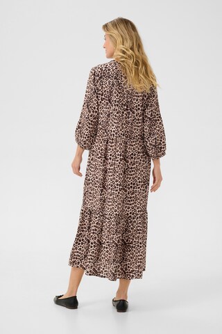 Robe 'CRTiah' Cream en marron