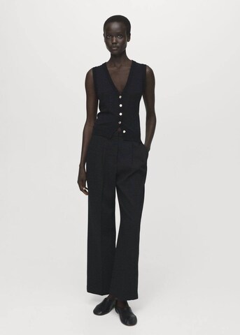 MANGO Wide Leg Hose 'Cristi' in Schwarz