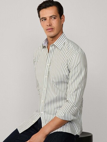 Hackett London Slim Fit Hemd in Grün