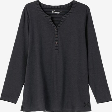 SHEEGO Pajama Shirt in Grey: front