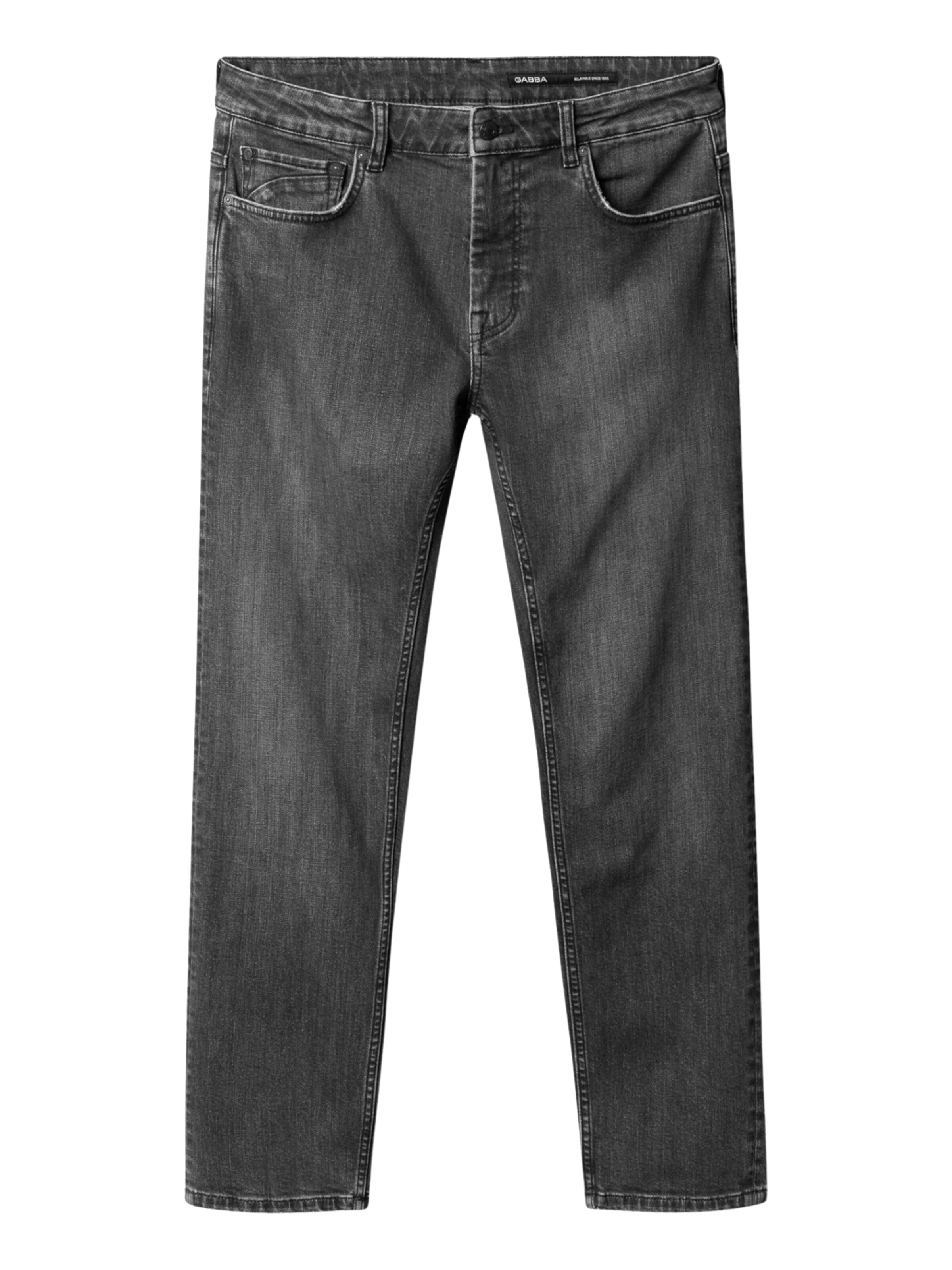 GABBA Normální Džíny 'Marc' – černá: přední strana