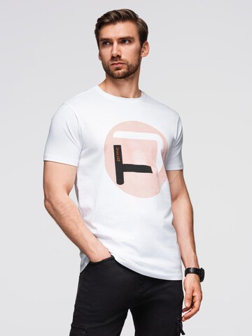 Ombre Shirt in Wit