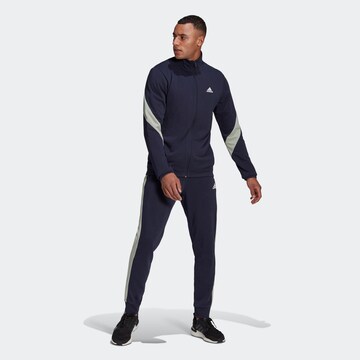 ADIDAS PERFORMANCE Sports Suit in Blue: front