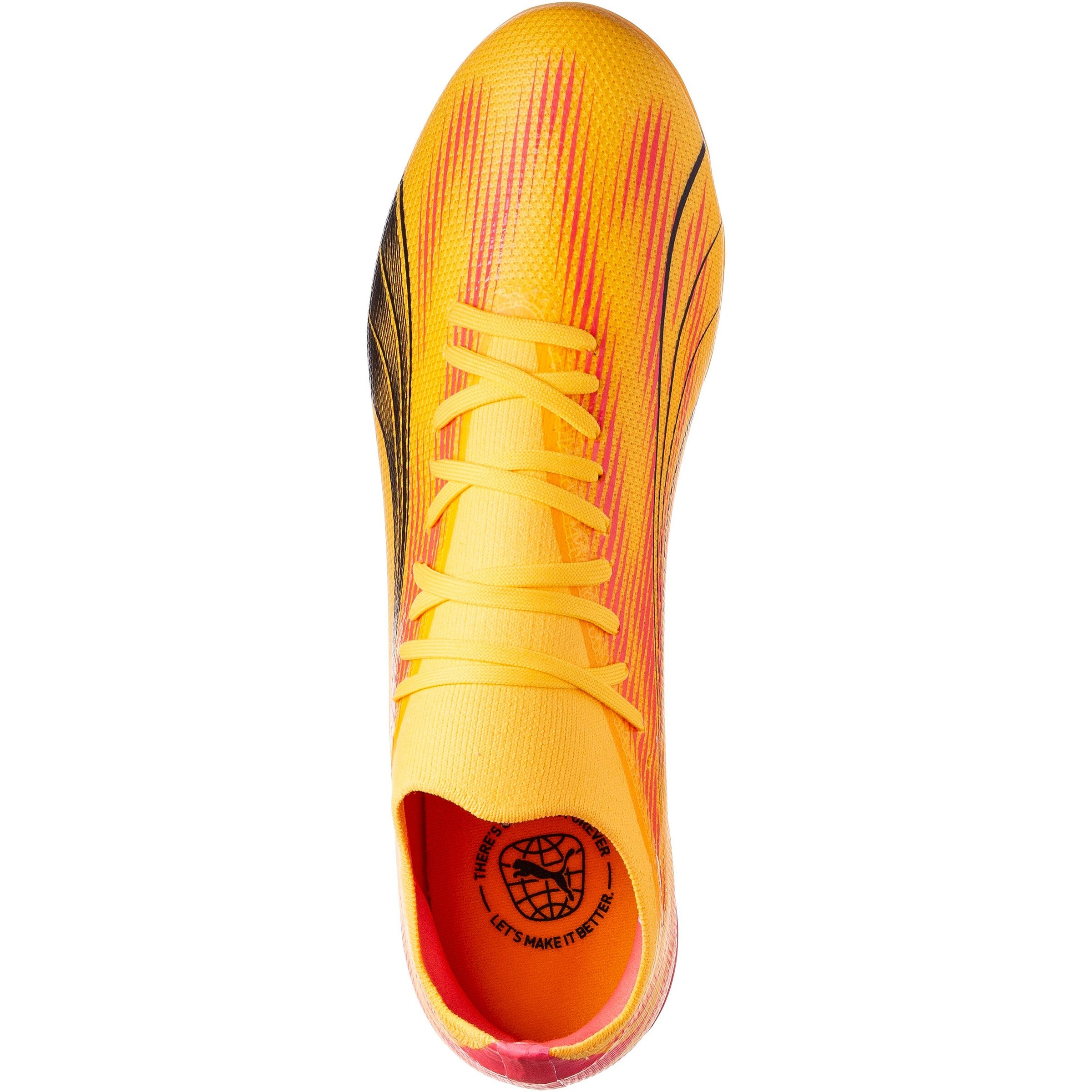 PUMA - Chuteira 'Ultra Match' em amarelo