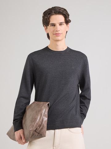 Calvin Klein Regular Pullover in Grau: Vorderseite