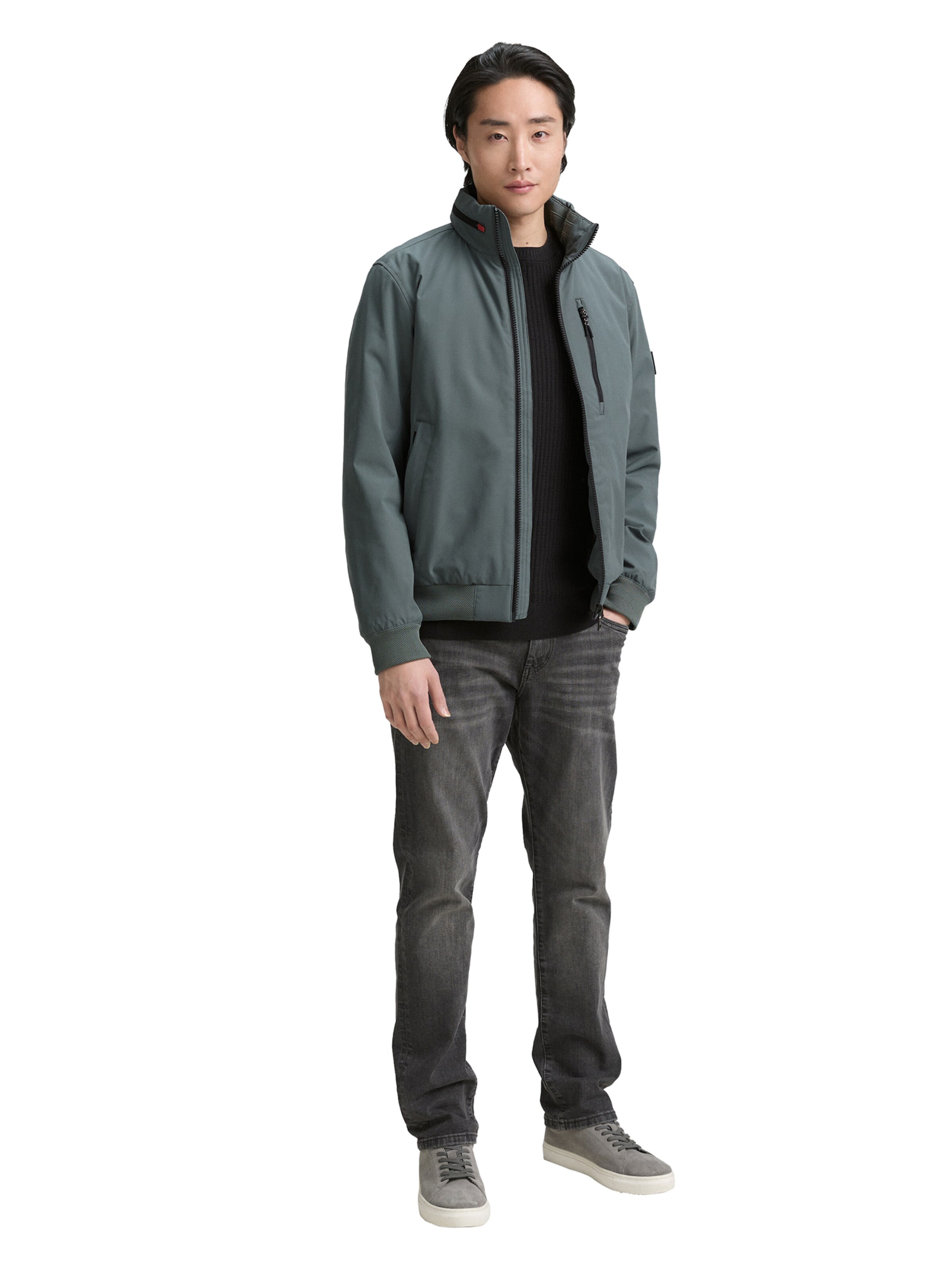 TOM TAILOR Jacke in Grün