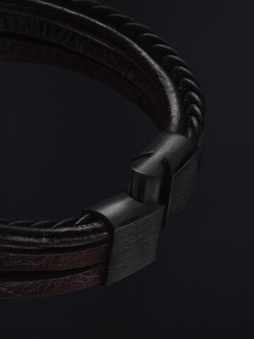 SERASAR Bracelet 'Braid' in Brown