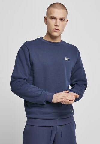 Starter Black Label Sweatshirt 'Essential' i blå: framsida