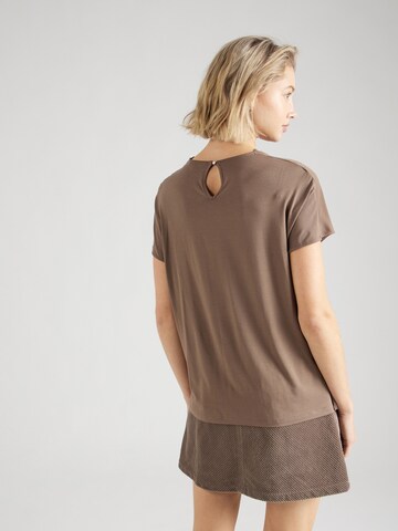 COMMA - Blusa en marrón