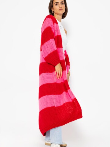 SASSYCLASSY Oversized Cardigan in Red