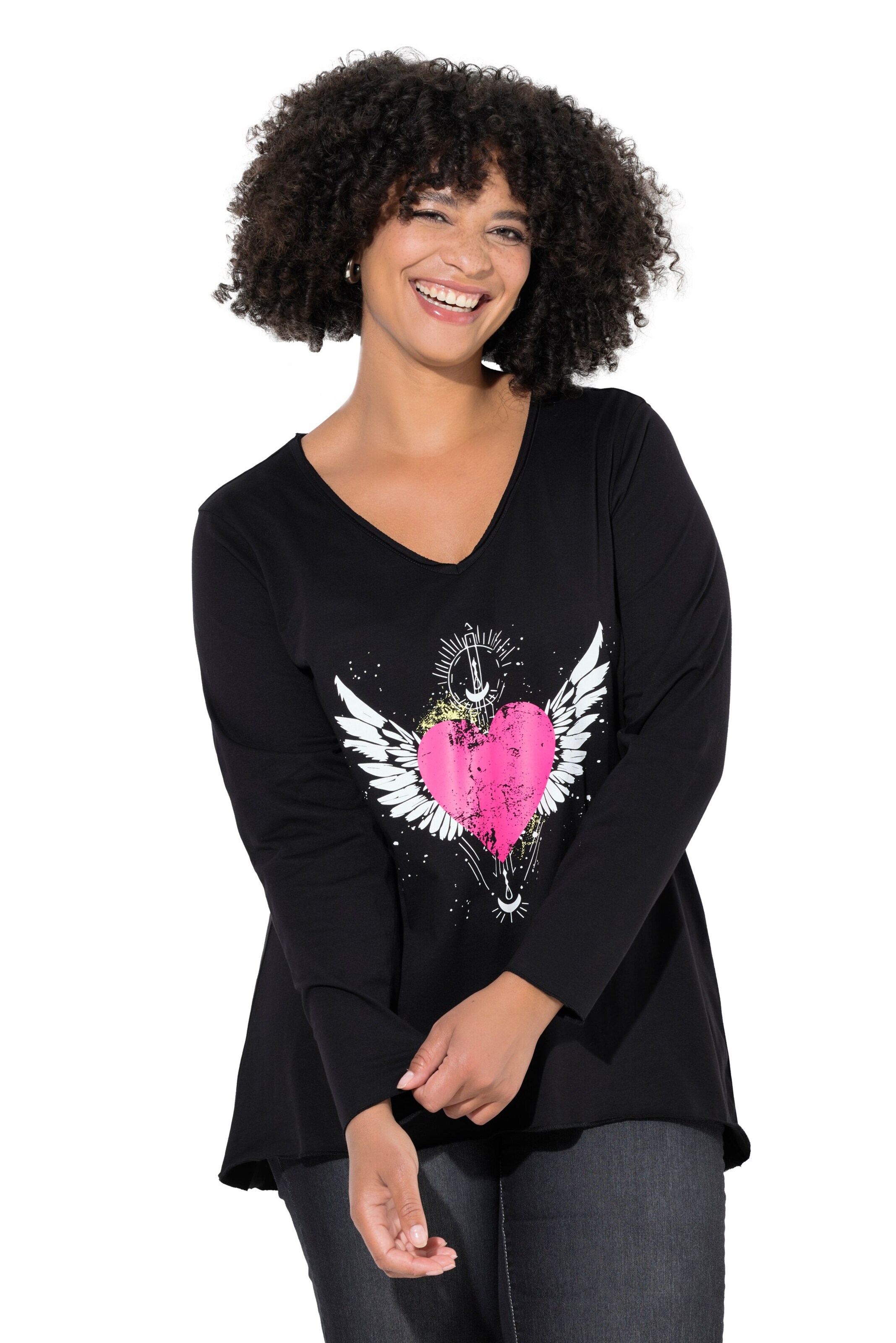 Angel of Style Shirt in Black: front