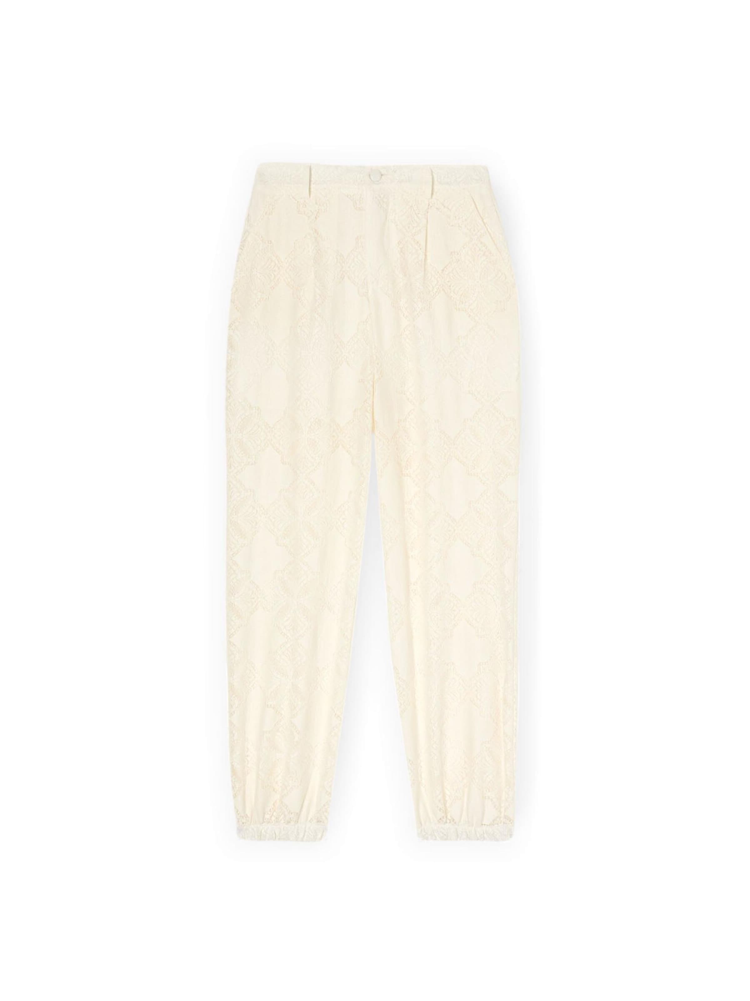 MOTIVI Baggy Hose‌‌‌‌‌‌‌‌‌‌ in Weiß: Vorderseite