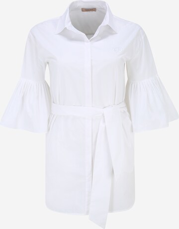 Twinset Sukienka koszulowa w kolorze biały: przód
