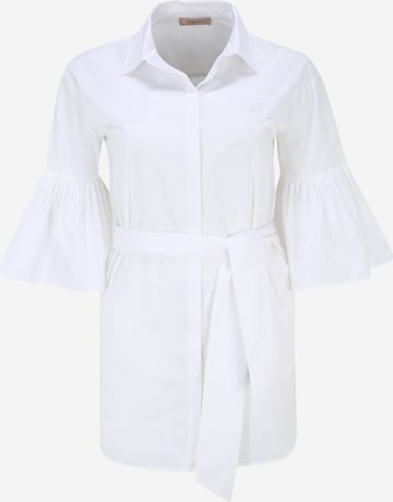 Twinset Shirt Dress in White: front