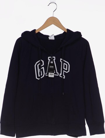 GAP Sweatshirt & Zip-Up Hoodie in XL in Blue: front