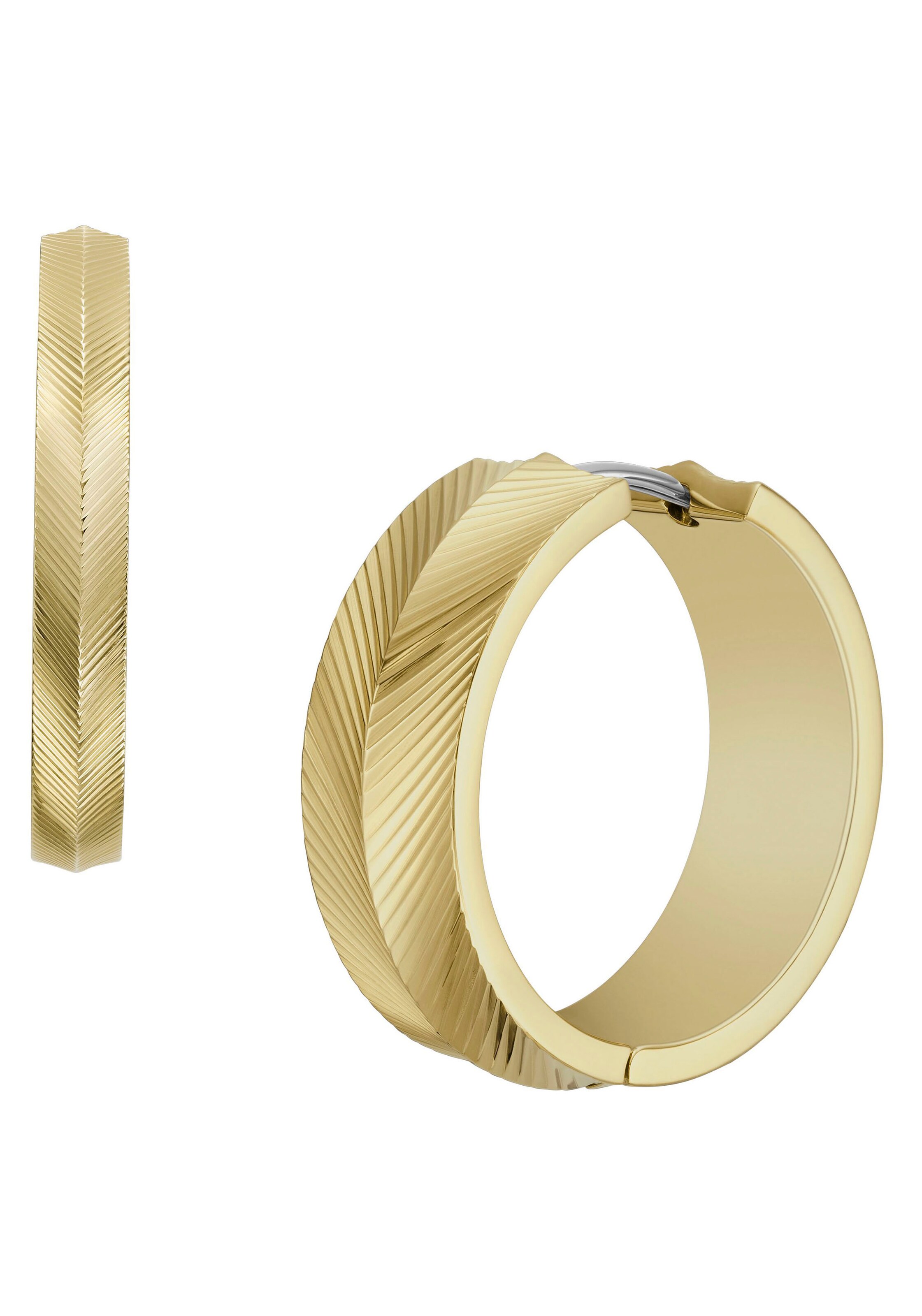 FOSSIL Oorbellen in Goud: voorkant