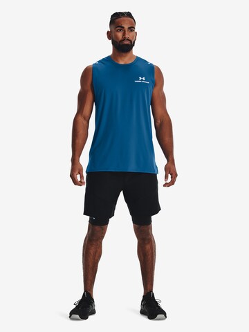 UNDER ARMOUR Functioneel shirt 'Rush Energy' in Blauw