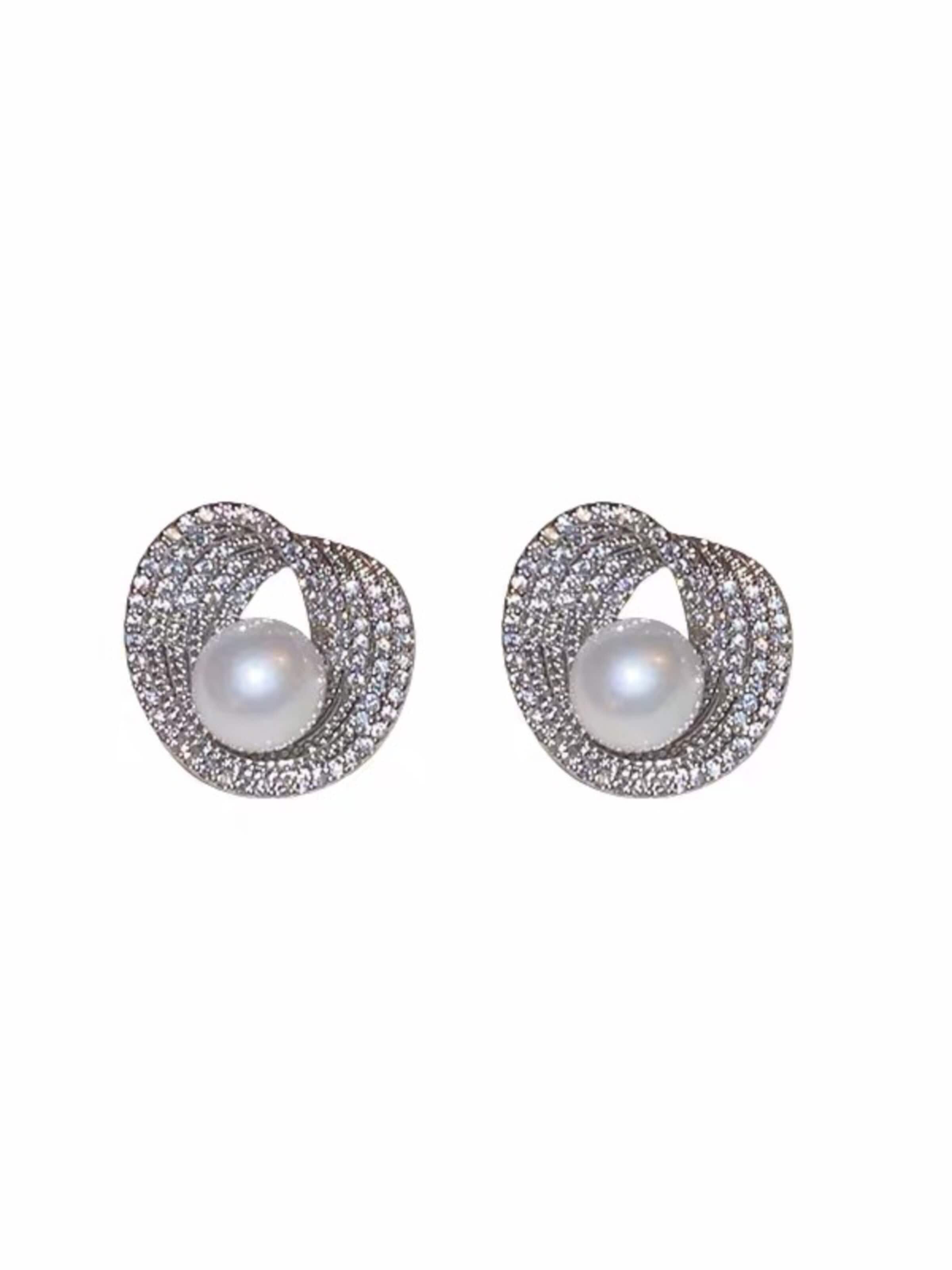 Boucles d'oreilles LanLivia en argent : devant