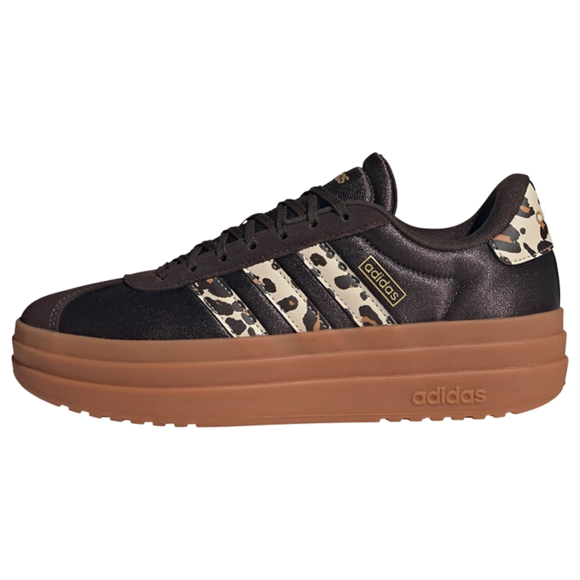 ADIDAS SPORTSWEAR Platform trainers 'VL Court' in Brown: front