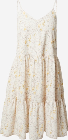 SISTERS POINT Summer Dress 'GLOSS' in Beige: front