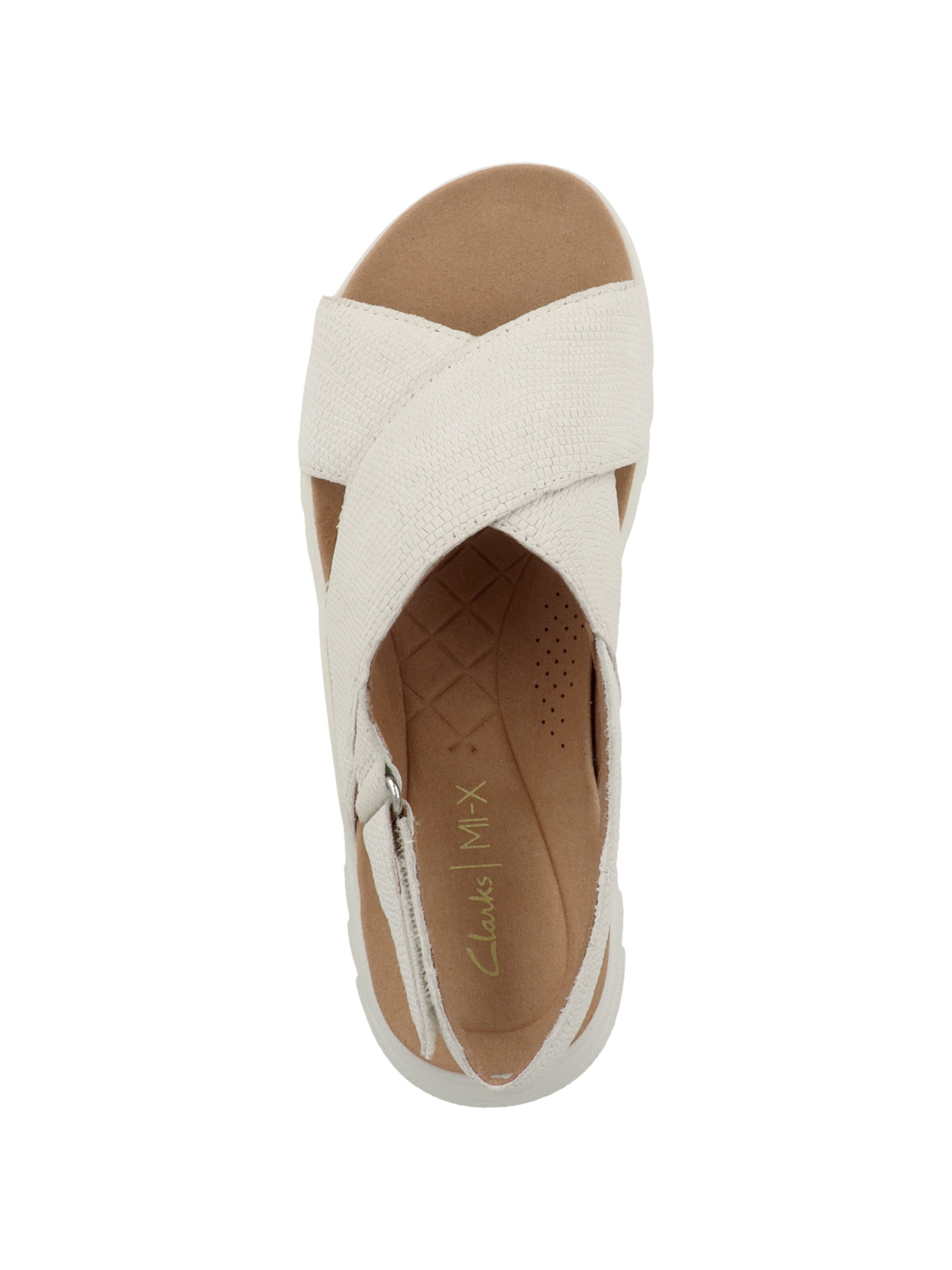 CLARKS Strap Sandals 'DashLite Wish' in White