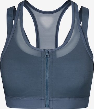 Yvette Sports Bra in Grey: front