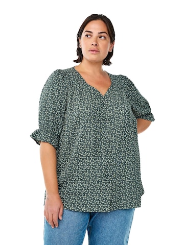 Zizzi - Blusa 'Vanni' en verde: frente