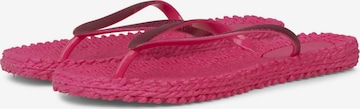 ILSE JACOBSEN T-Bar Sandals 'Cheerful' in Pink