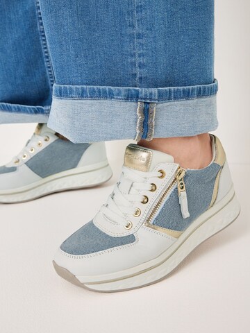Baskets basses Tamaris en bleu
