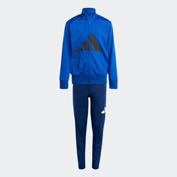 ADIDAS SPORTSWEAR Trainingsanzug 'Essentials' in Blau: Vorderseite
