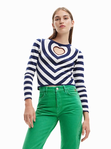 Pull-over Desigual en bleu : devant