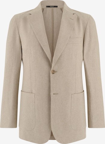 Coupe regular Veste de costume Boggi Milano en beige : devant
