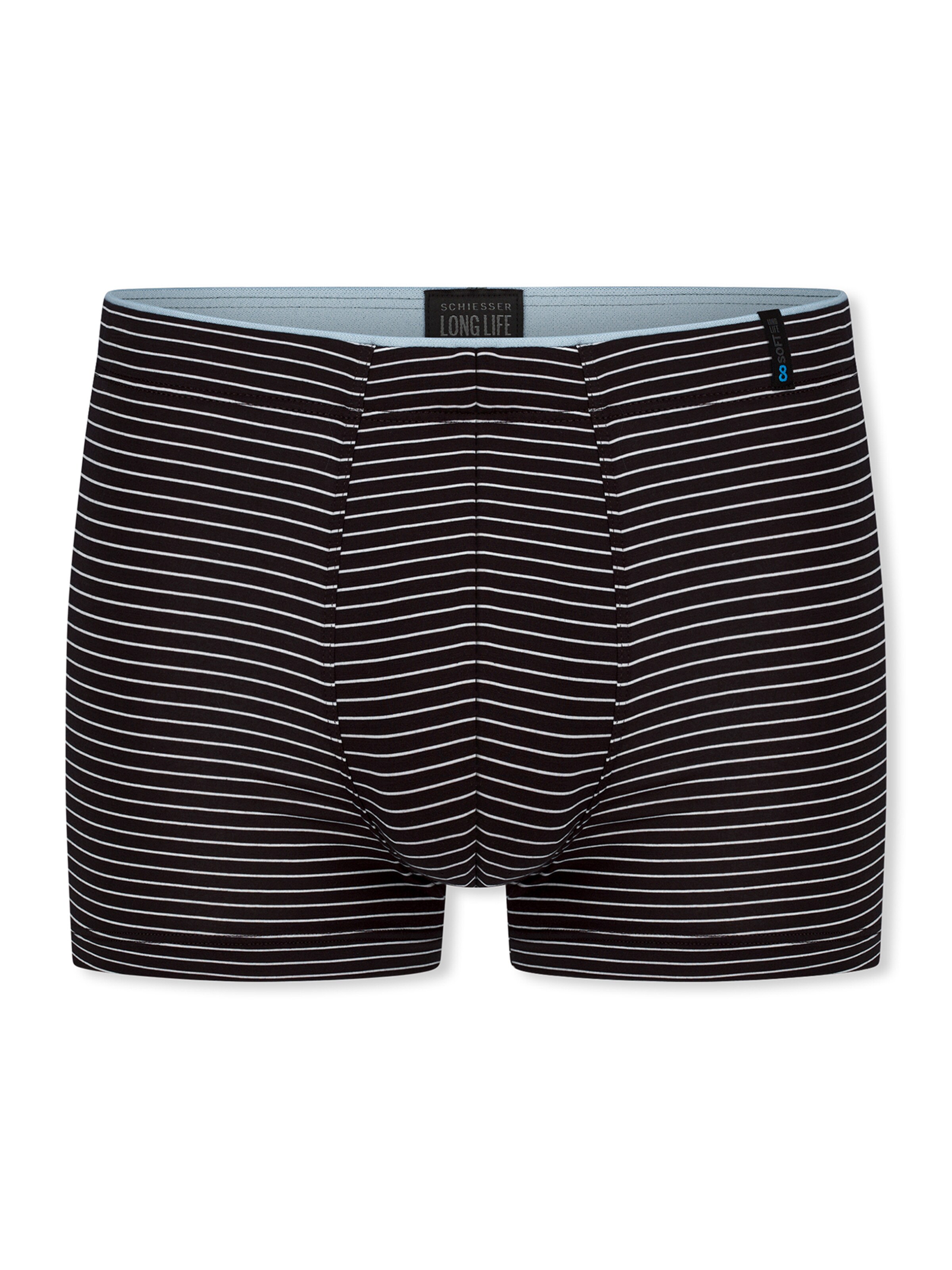 SCHIESSER Boxer shorts ' Long Life Soft ' in Grey: front