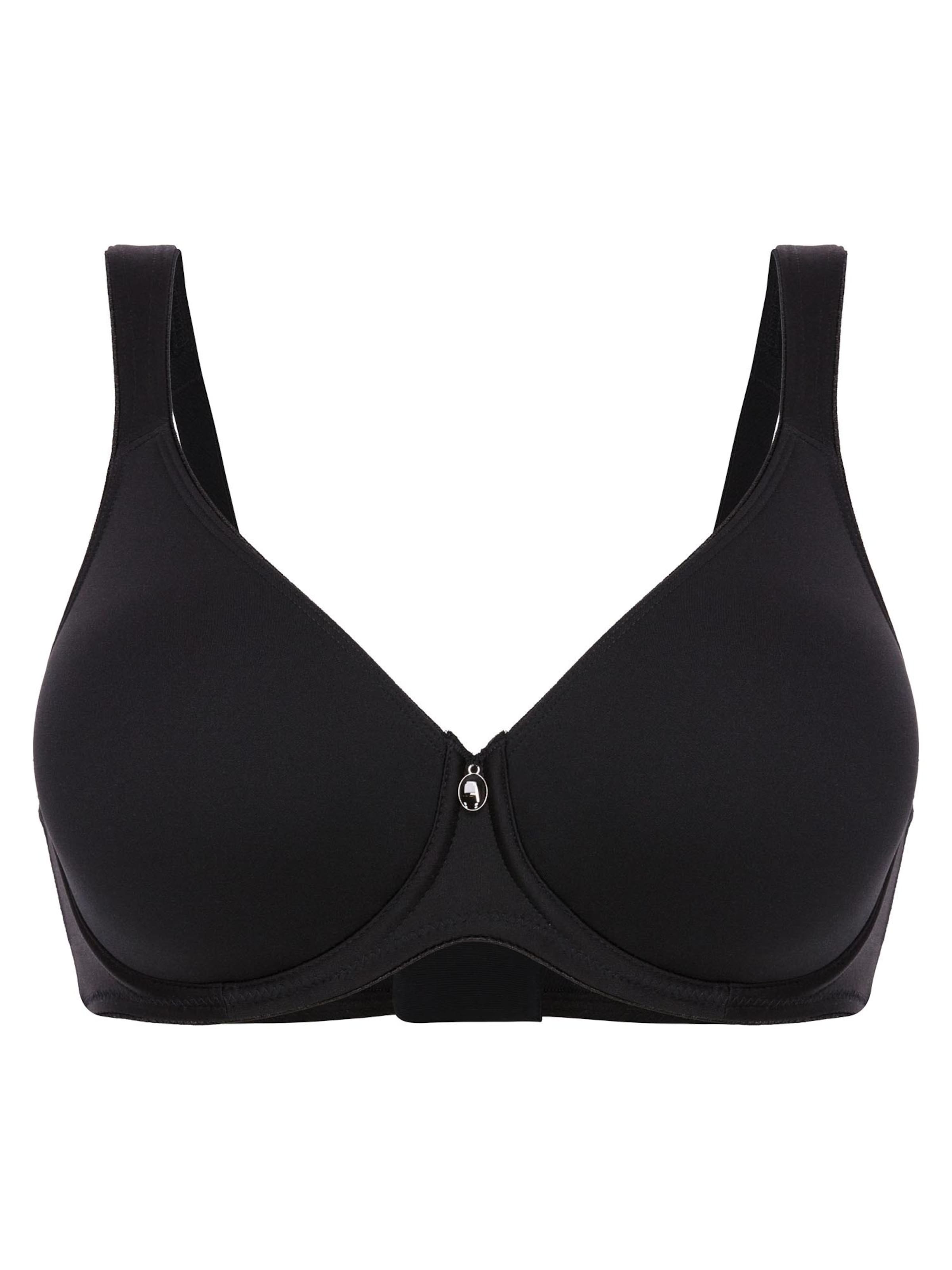 FELINA T-shirt Bra 'Pure Balance' in Black: front