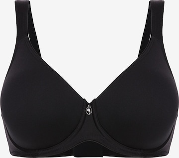 FELINA T-shirt Bra 'Pure Balance' in Black: front