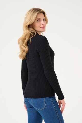 Kaffe Pullover 'Flora' in Schwarz