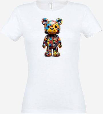 RMK Shirt 'Bear' in White: front