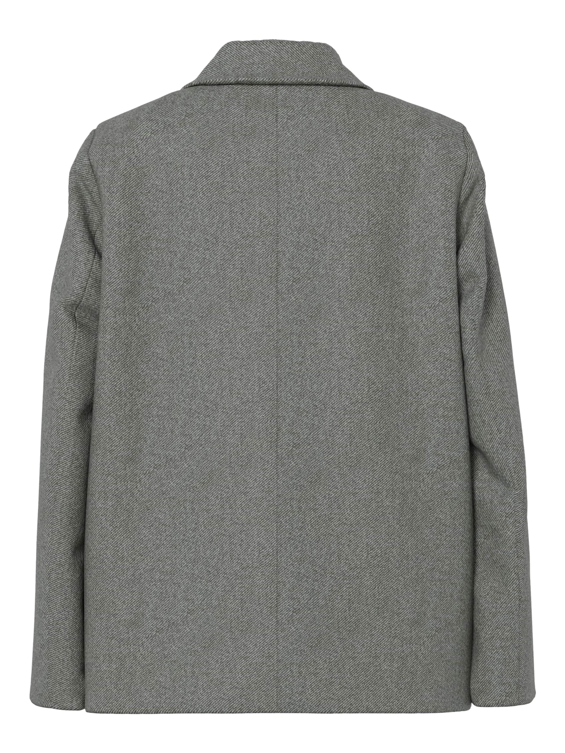PIECES Between-Seasons Coat 'PCBianca' in Grey