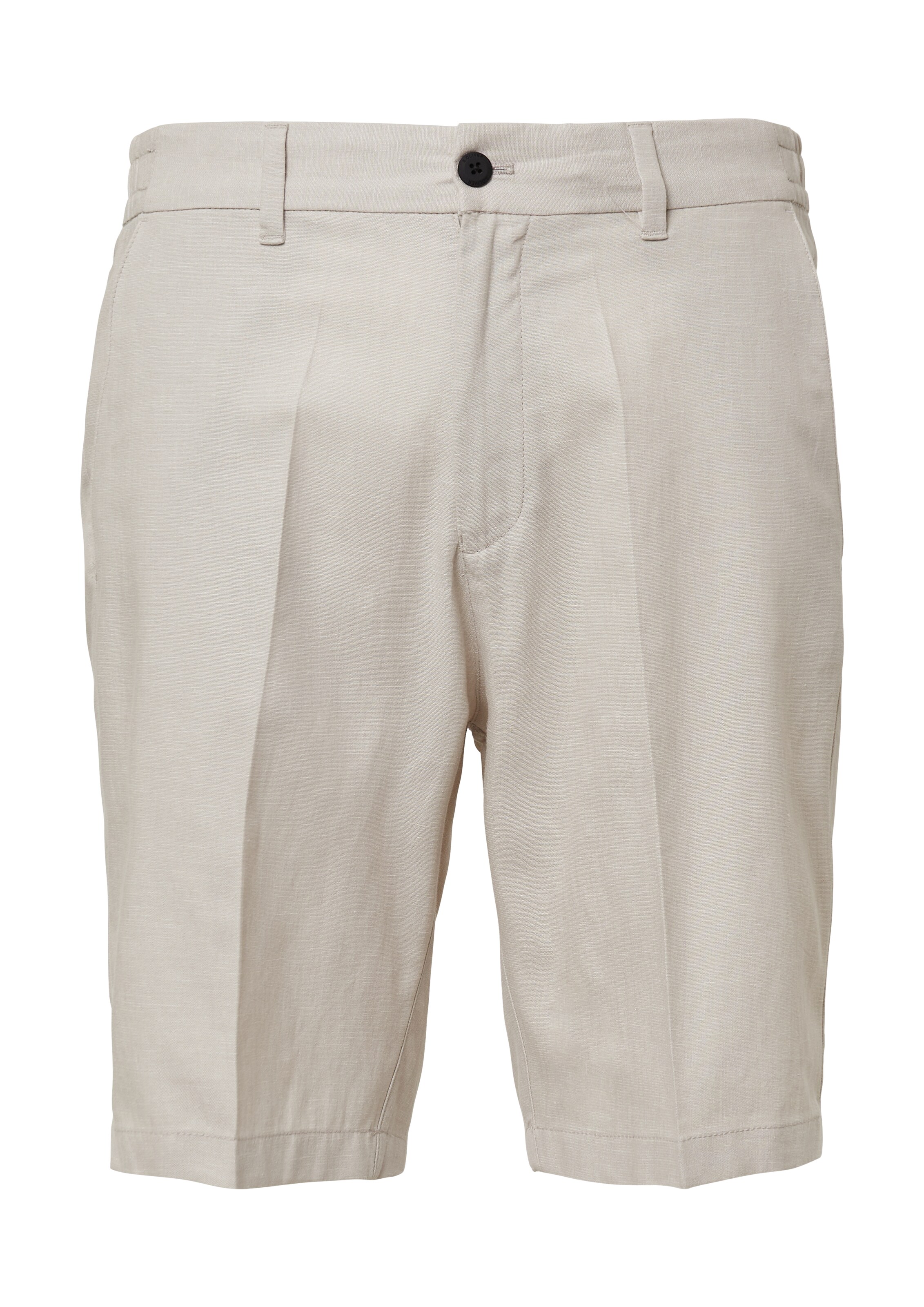 Regular Pantalon à plis s.Oliver BLACK LABEL en beige : devant