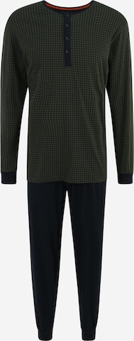 TOM TAILOR Pajamas long in Green: front