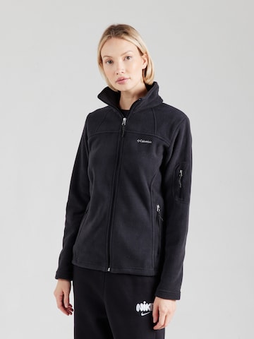 COLUMBIA Functionele fleece jas 'Fast Trek II' in Zwart: voorkant