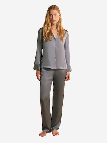 ETAM Schlafshirt 'Pearly' in Grau: Vorderseite