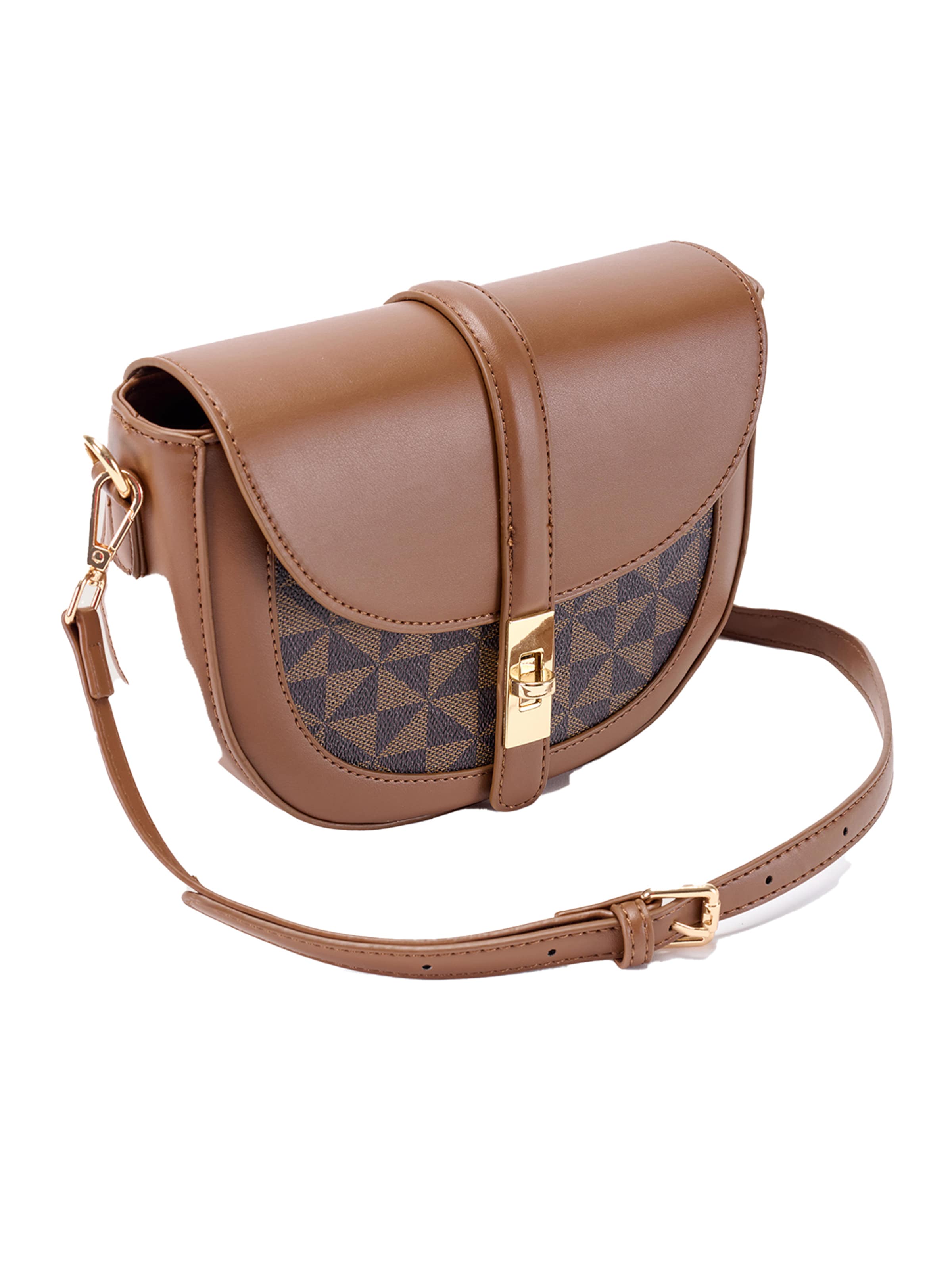 Camomilla Italia Shoulder bag in Brown: front