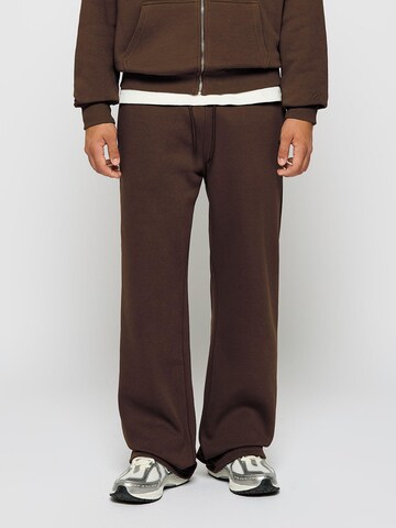 Burocs Wide Leg Sporthose 'Sweat'‌‌‌‌‌‌‌‌‌ in Braun