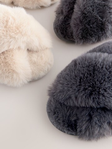 Next - Zapatillas de casa en beige